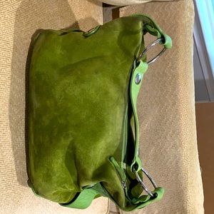 Green Kooba suede bag